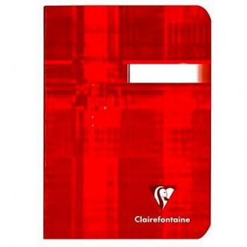 Cuaderno Clairefontaine A6 en blanco, 48 hojas, surtido de colores