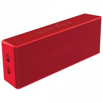 Altavoz Inalámbrico Creative MUVO 2 en Color Rojo con Tecnología Bluetooth