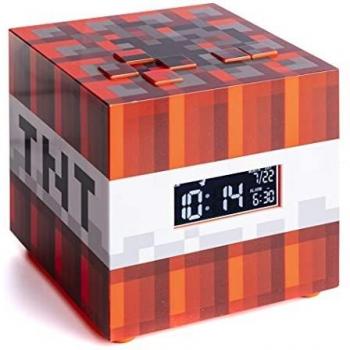 Paladone Minecraft TNT - Reloj Despertador con Licencia Oficial