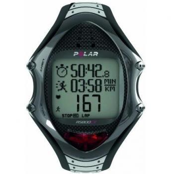 Polar RS800CX - Reloj para triatlón con pulsómetro, sumergible y compatible con GPS, sensor de zancada, de cadencia y de velocidad