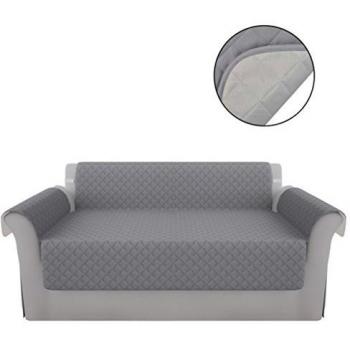 vidaXL Protector de microfibras para sofás vidaXL, gris y claro