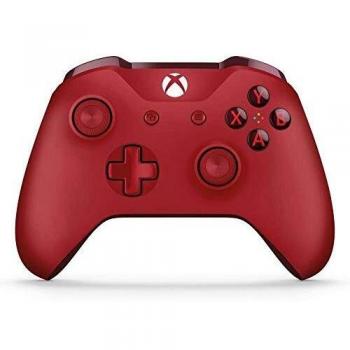Microsoft - Mando Inalámbrico, Color Rojo