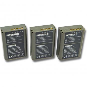 INTENSILO 3X baterías Li-Ion 1140mAh