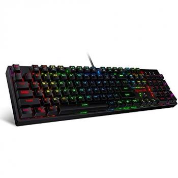 Redragon K582 Surara RGB LED Backlit Mechanical Gaming Keyboard with 104 Quiet Red Switches
