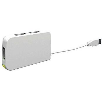 Approx APPHT4W - Concentrador USB, 4 Puertos, Color Blanco