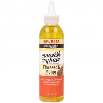 Aunt Jackie's C&C Growth Oil Nourish My Hair 177ml/6oz (Flaxseed & Monoi)