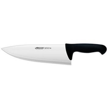 Arcos Serie 2900, Cuchillo Carnicero, Hoja de Acero Inoxidable Nitrum de 275 mm, Mango inyectado en Polipropileno Color Negro