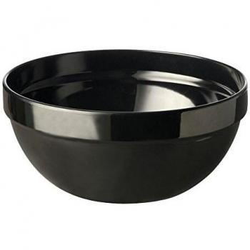 Ciotola Apilable de Melamina Negra CASUAL MAXI, 2.5 L, 23x10.5 cm