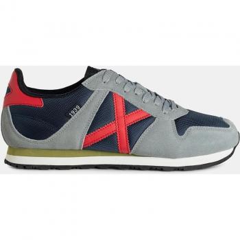Munich Massana 523 Men's Sneakers - Grey and Blue Retro Running Shoes Size 40