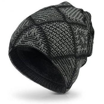 Vbiger Unisex Flexible Boina de Punto Invierno Caliente Gorro Cráneo