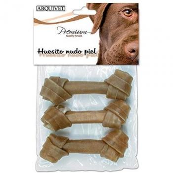 Arquivet Huesito Nudo Piel - Snacks Perros - 12 cm