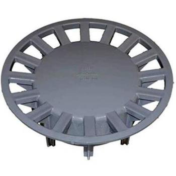 Cuadrícula de desagüe para patio 250x250, gris claro
