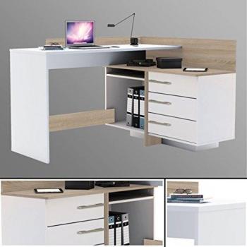 Demeyere Meubles Bureau Thales wit / eikdecor