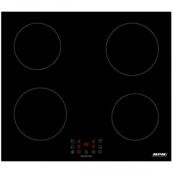 Placa de Inducción MPM 60-IM-13, 60 cm, 4 Fuegos, Negro