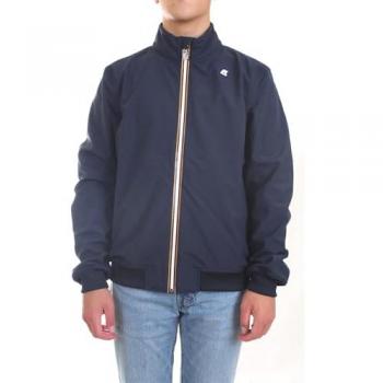 K-Way Men's Waterproof Light Jacket - Navy Blue, Size M