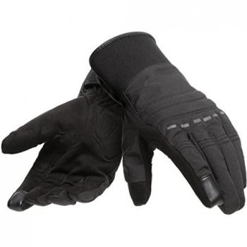 Guantes Dainese Stafford D-Dry para Moto - Transpirables, Verano y Entretiempo, Color Negro/Antracita, Talla M