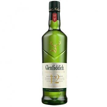 Glenfiddich 12 Year Old Single Malt Scotch Whisky, 70cl Volume