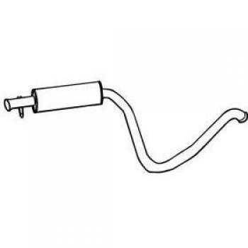 Silenciador Intermedio Walker 18852 para SAAB 9-3 Cabriolet, Sin piezas de montaje