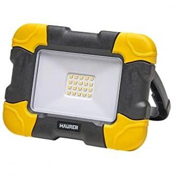 Foco Led Plano Recargable 10 Watt 800 Lúmenes Luz Blanca 4000ºK Protección IP44 Portátil Proyector Led Obras