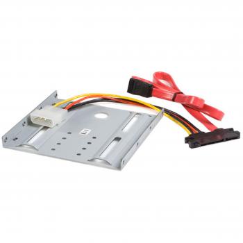 StarTech.com - Kit de Adaptador y Bandeja de Montaje para Unidad de Disco Duro SATA, Conversión de 2,5 Pulgadas a 3,5 Pulgadas
