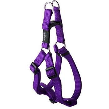 Rogz utilidad grande 3/4-inch Fanbelt reflectante ajustable perro step-in-harness
