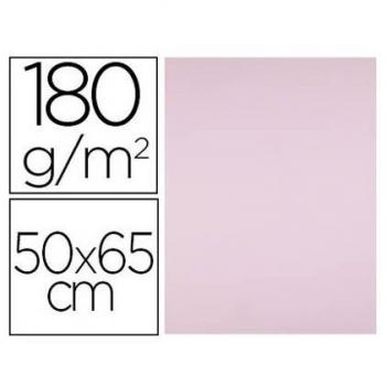 Liderpapel CX69 - Pack de 25 cartulinas, 50 x 65 cm, color rosa