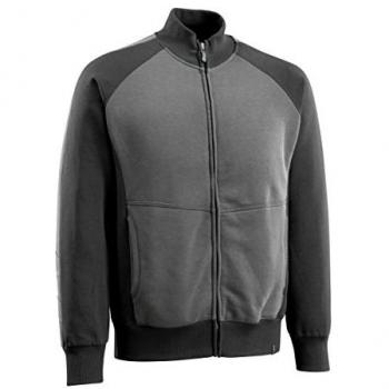 Cardigan MASCOT Unique Amberg con Cremallera 4XL Color Gris Oscuro/Negro