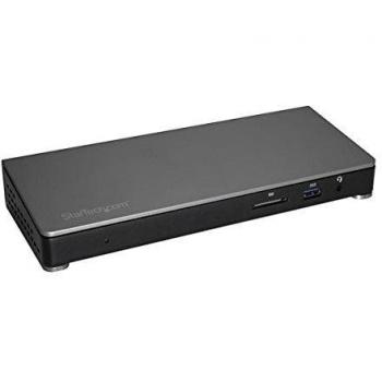 StarTech.com Dock Thunderbolt 3 - con Lector de Tarjetas SD - con Entrega de Alimentación de 85W - 4K Doble - Windows / Mac