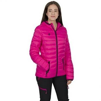 Izas Musa Chaqueta De Plumas, Mujer, Fuxia/Negro, S