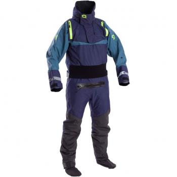 Typhoon 2018 Multisport 5 SK Drysuit Navy/Teal Including 30L Dry Backpack 100176 Drysuit Size - M