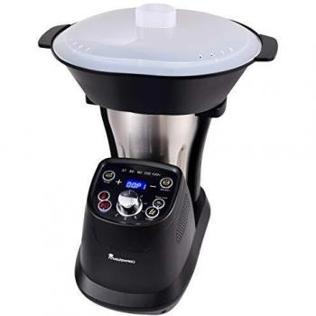 MasterPro Foodies, Robot de Cocina Multifunción, Capacidad 1,75L, Selección Grado a Grado, 6 Velocidades