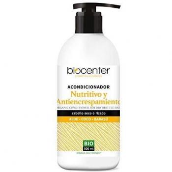 Biocenter Top Acondicionador Nutritivo Antiencrespamiento Aloe Coco Babasú - Envase Ecofriendly 500 ml