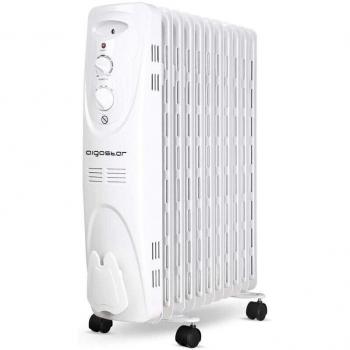 Radiador de Aceite Aigostar 2300W, 11 Elementos, Bajo Consumo, 3 Niveles de Potencia y Termostato Ajustable