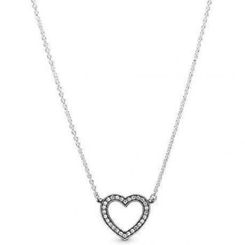 Pandora Collar con colgante Mujer plata - 590534CZ-45