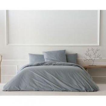 Funda Nórdica Lisa Ethere Maison con Cierre de Botones Gris 220x220 cm