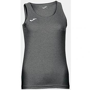 Joma Diana Women's/Girls' Dark Grey Melange Fitness Tank Top