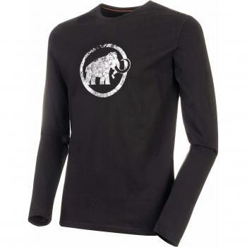 Mammut Logo Camiseta, Hombre, Negro
