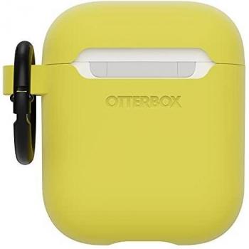 Funda de Auriculares OtterBox para Apple AirPods (1ª/2ª Gen.) - Protección de Policarbonato y Caucho Sintético - Color Amarillo Lemondrop