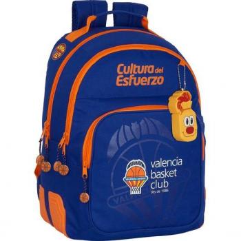 Mochila Escolar con Doble Compartimento y Adaptador para Carro Valencia Basket - Safta
