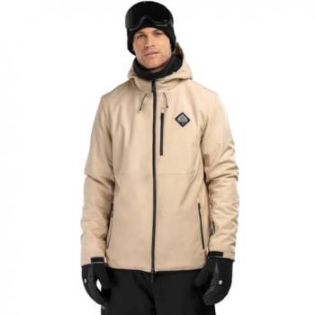 Chaqueta de esquí y snowboard para hombre Siroko W2 Cerro Beige XL