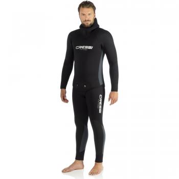 Cressi Fisterra Traje de Buceo, Hombre, Negro, Small