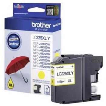 Brother LC-225XLY Cartucho de Tinta Original Amarillo Alta Capacidad