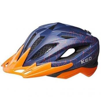 KED Street MIPS 2020 - Casco de bicicleta infantil, color azul y naranja, continuidad, color azul y naranja, tamaño S | 49-55cm