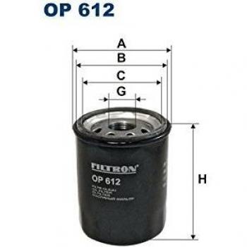 Filtron OP612 Bloque de Motor