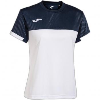 Joma Montréal Women's Short Sleeve T-Shirt White-Navy