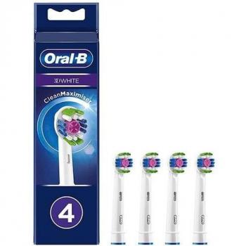 Pack 4 recambios cepillo dental Oral-B 3D Clean Max