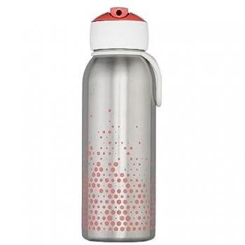 Botella Termo Flip-Up 350 ml Rosa Inoxidable, 9 horas de calor y 12 horas de frescura