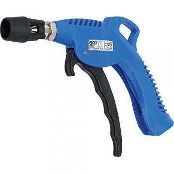 Pistola Sopladora de Aire Comprimido BGS 6875 con Boquilla Turbo Venturi - Presión Máxima 63 bar - Regulación de Presión Variable