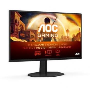 Monitor AOC G4 25G42E 24.5 FHD IPS Gaming 180Hz 1ms HDR10 HDMI/DP Negro/Rojo