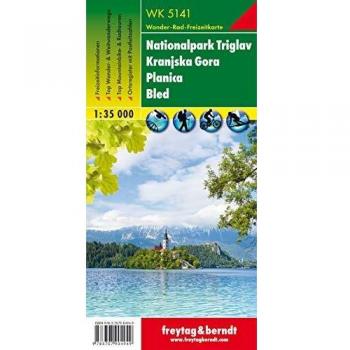 Mapa Excursionista del Parque Nacional Triglav - Kranjska Gora - Planica - Bled 1:35.000